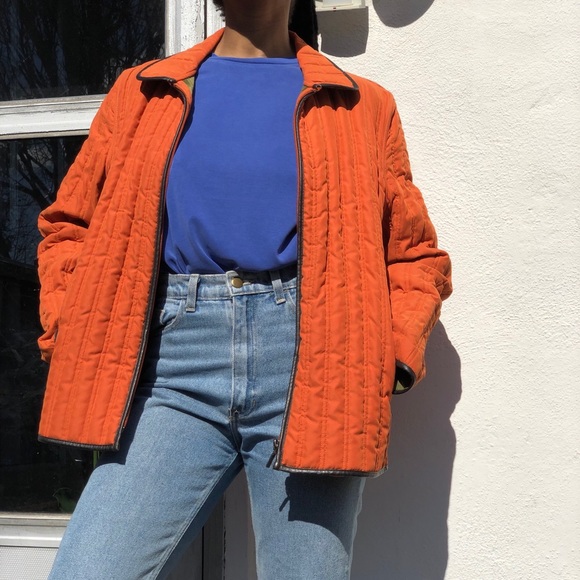 Orange Spring/Fall Jacket - Picture 6 of 7